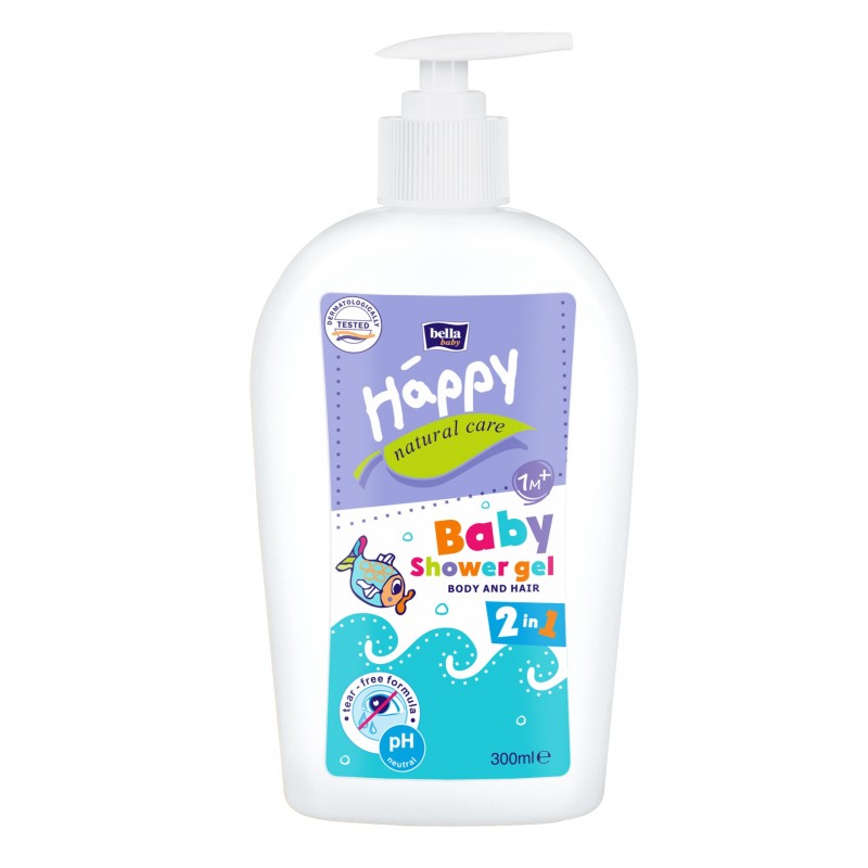 Żel do ciała i włosów Bella Baby Happy Natural Care 300 ml