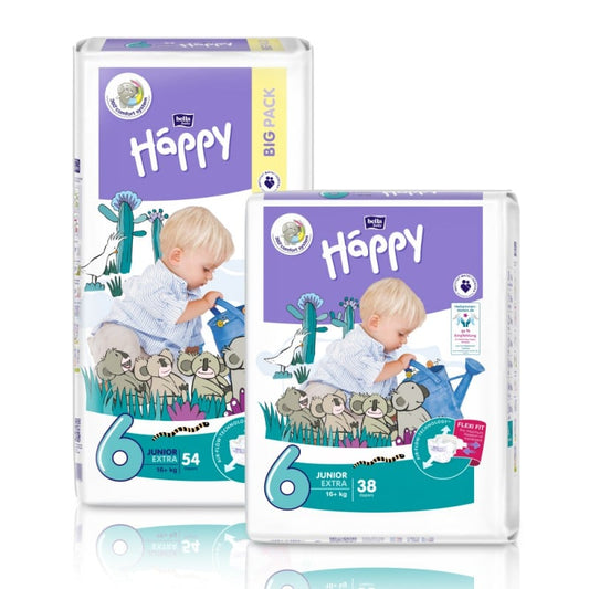 Pieluszki Bella Happy 6 Junior Extra 16+kg
