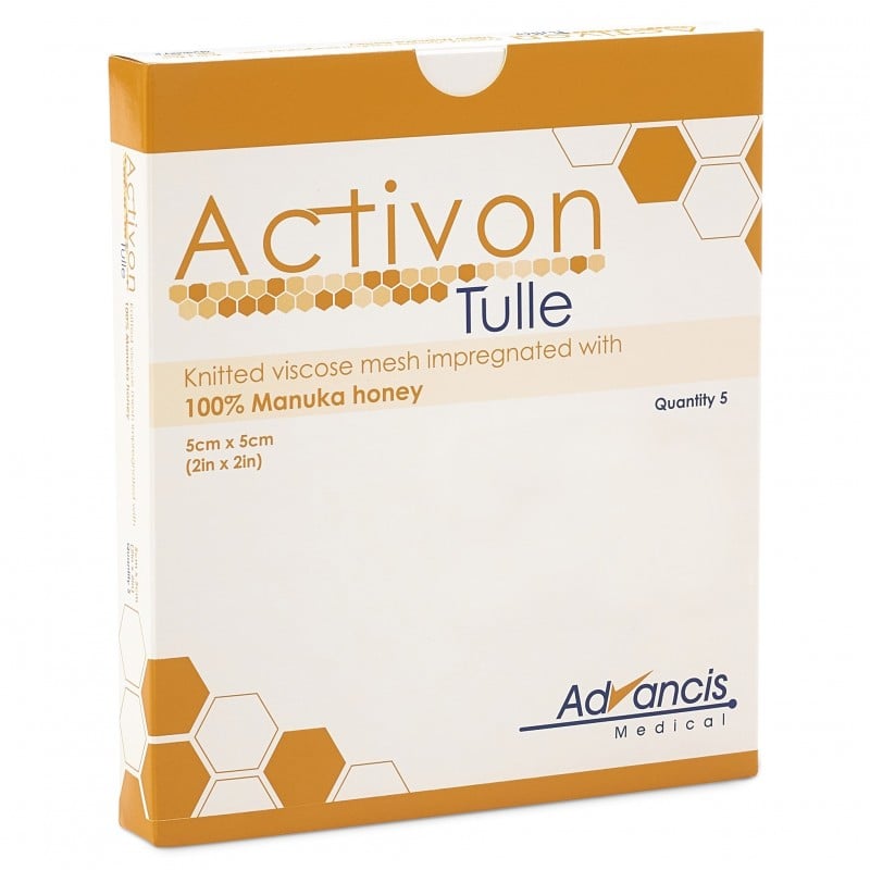 Opatrunek Activon Tulle, nasączony miodem Manuka