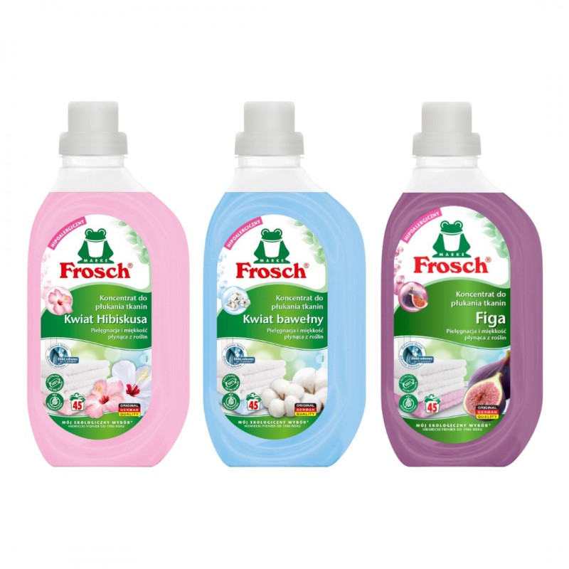 Koncentrat do płukania tkanin Frosch 900 ml