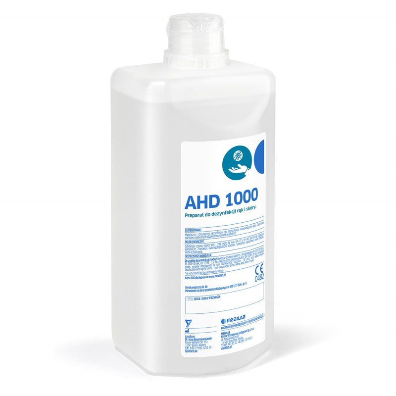 AHD 1000 Płyn do dezynfekcji rąk i skóry Medilab