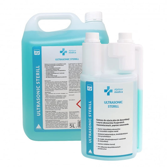 Alpinus Medica Ultrasonic Sterill Płyn do dezynfekcji i mycia akcesoriów