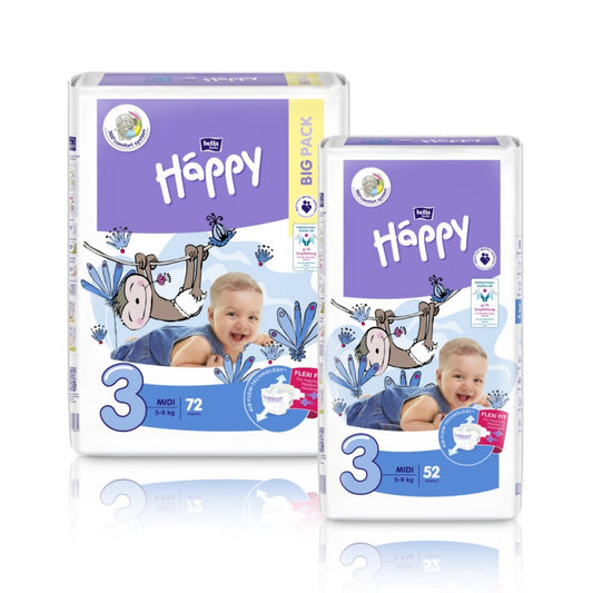 Pieluszki Bella Happy 3 Midi 5-9 kg
