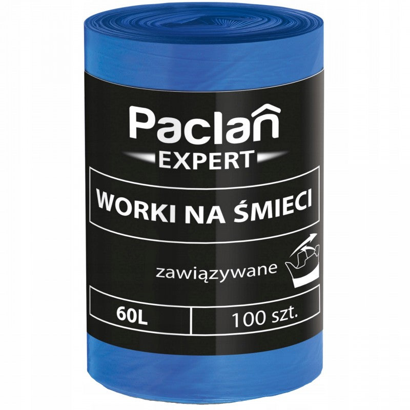 Mocne worki na śmieci z uszami Paclan EXPERT