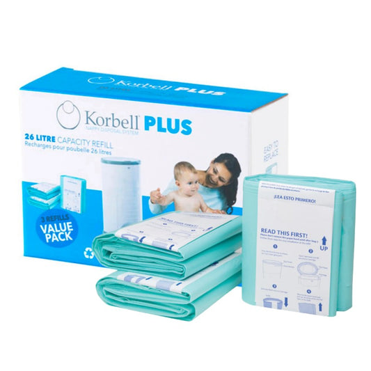 Korbell Plus Wkłady do kosza na pieluchy 26 l 3 szt.