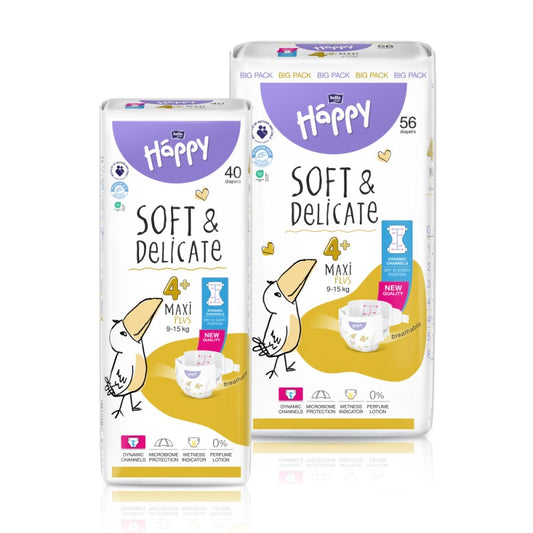 Pieluszki Bella Baby Happy 4+ Maxi Plus 9-15 kg