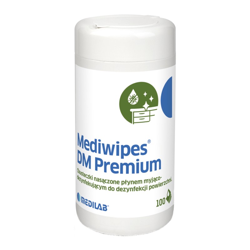 Chusteczki do dezynfekcji powierzchni Mediwipes DM Premium Medilab