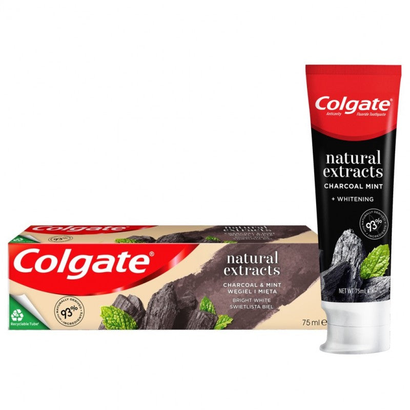 Pasta do zębów Colgate Natural Extracts Charcoal + White 75 ml