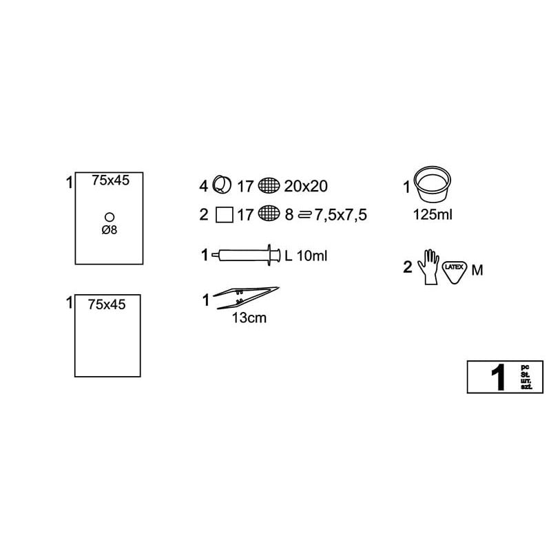 Zestaw do cewnikowania Torebka papierowo-foliowa Matoset