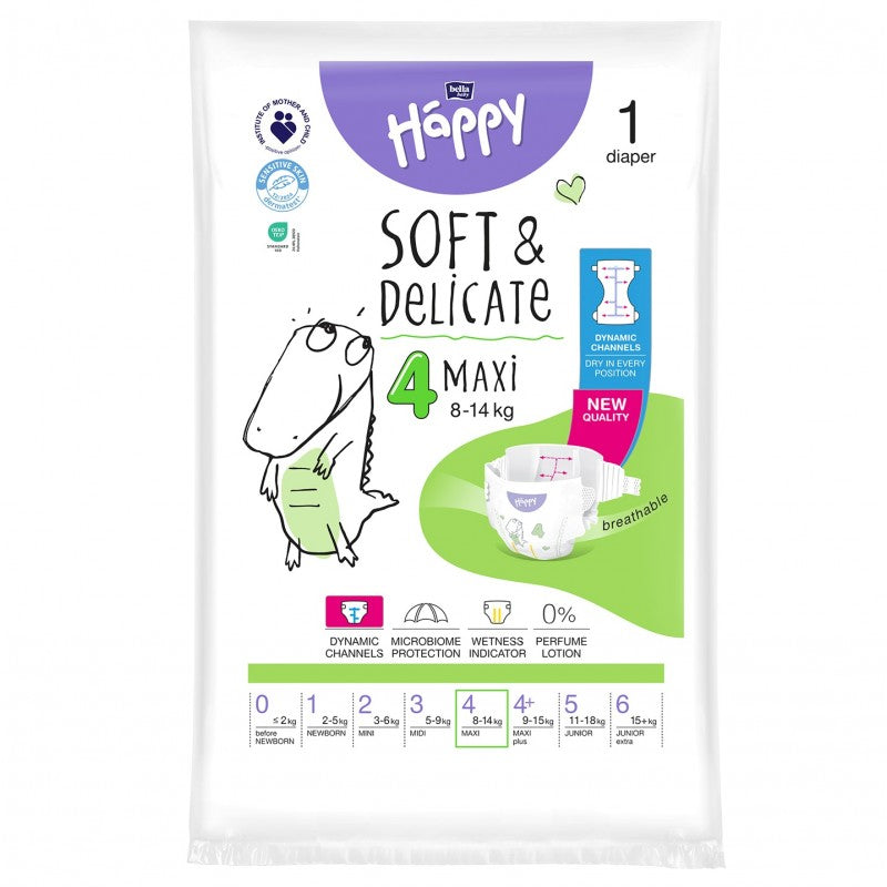 Pieluszki Bella Baby Happy 4 Maxi 8-14 kg