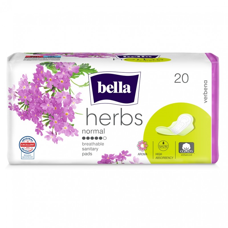Podpaski higieniczne Bella Herbs z werbeną