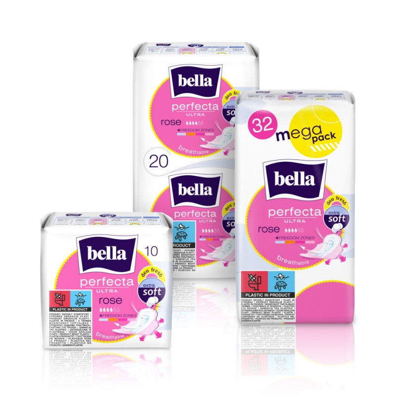 Podpaski higieniczne Bella Perfecta Ultra Rose