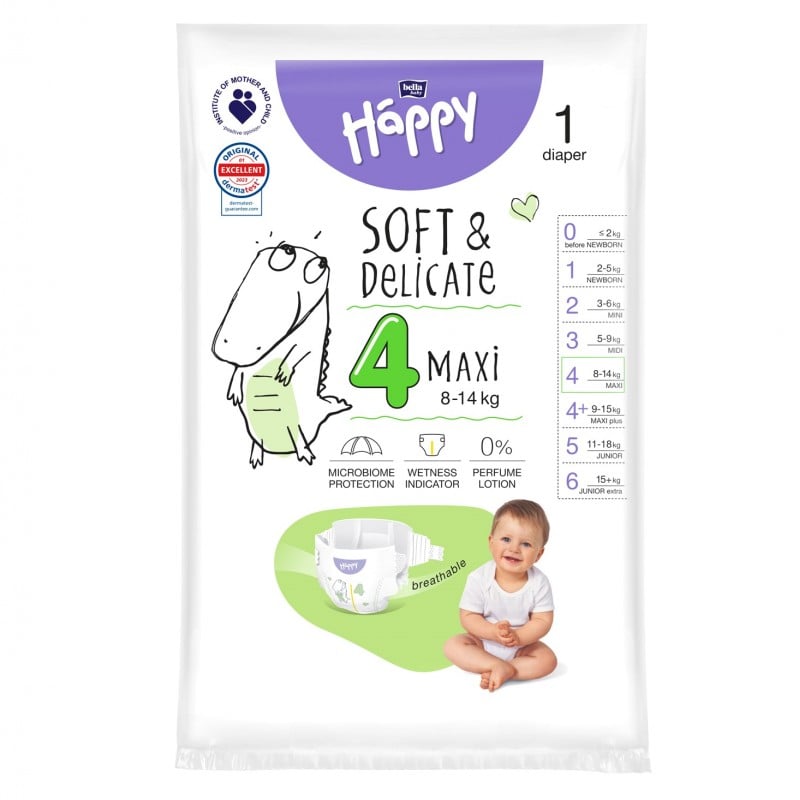 Pieluszki Bella Happy 4 Maxi 8-14 kg