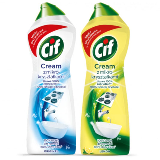 Mleczko z mikrokryształkami Cif Cream Original 780 g