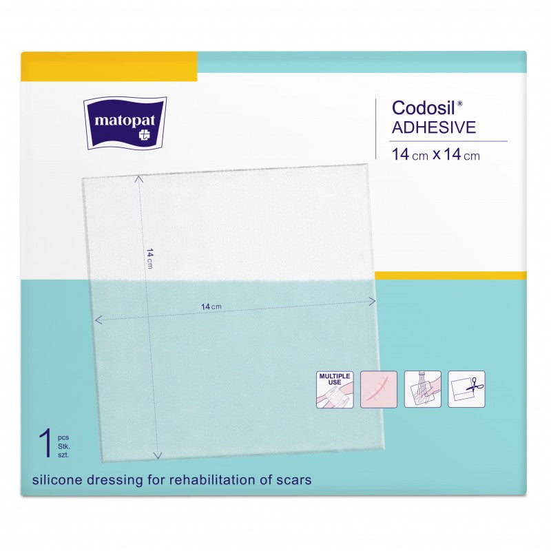 Tricomed Codosil ADHESIVE Silikonowy opatrunek na blizny