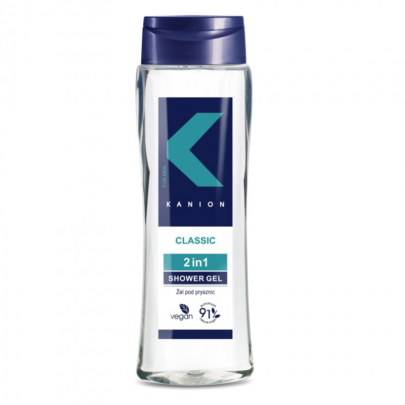 Żel do mycia ciała i włosów 2w1 Kanion Classic dla mężczyzn 400 ml