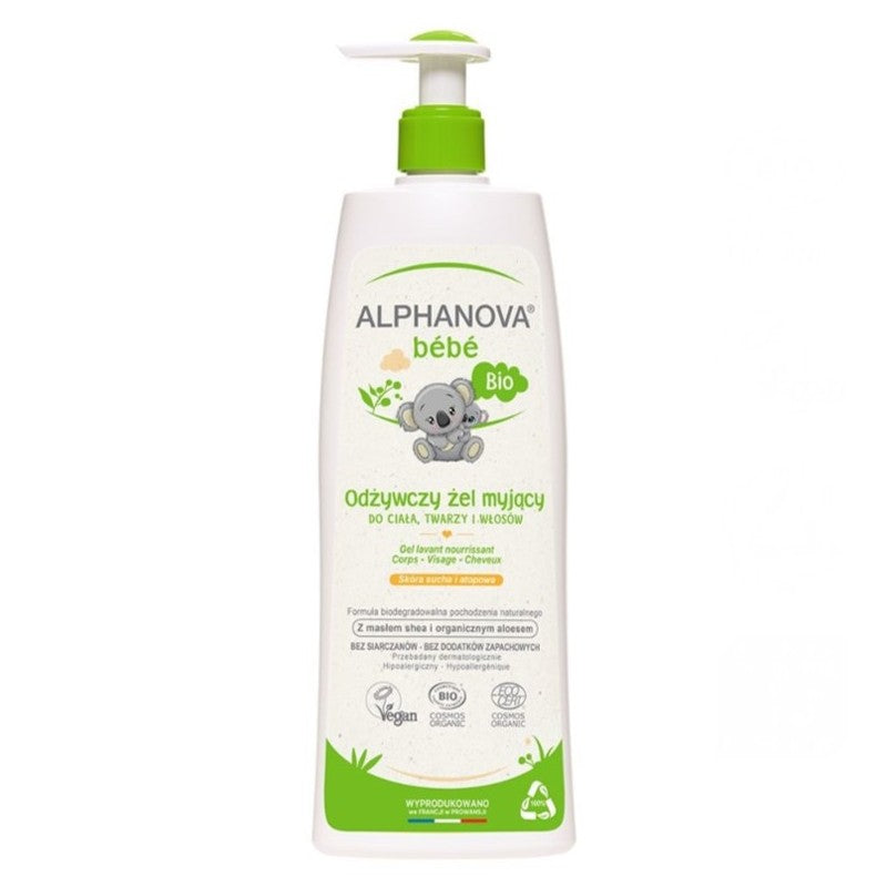 Odżywczy żel myjący 3w1 Alphanova Bebe 500 ml